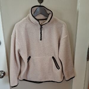 Barbour Cozy Cream Sherpa Pullover_1